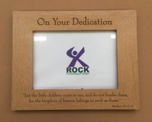 Rock Foundation Engraved Picture Frame - Dedication