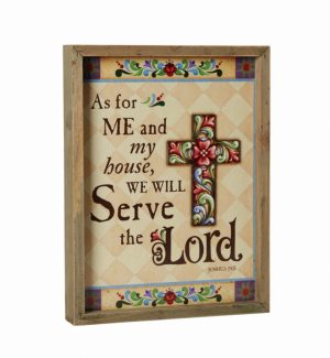 Jim Shore Framed Print - As for me