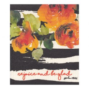 Organic Dishcloth - Rejoice and Be Glad