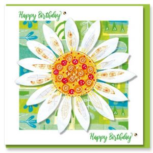 Birthday Daisy Greetings Card