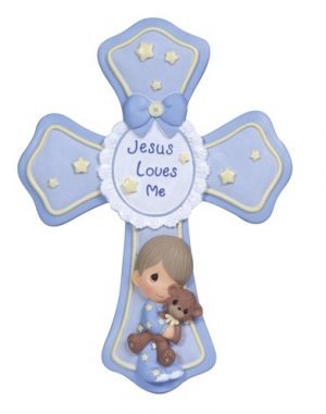 Jesus Loves Me Cross Boy