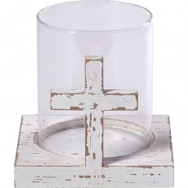 Cross Candle Holder