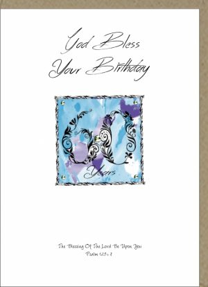 Potty Mouse Greetings Card God Bless Your Birthday 60