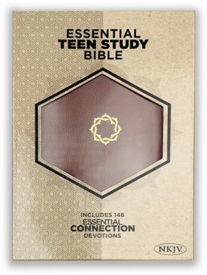 NKJV ESSENTIAL TEEN STUDY BIBLE, WALNUT LT