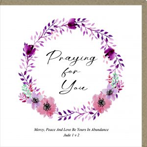 Praying For You Greetings Card