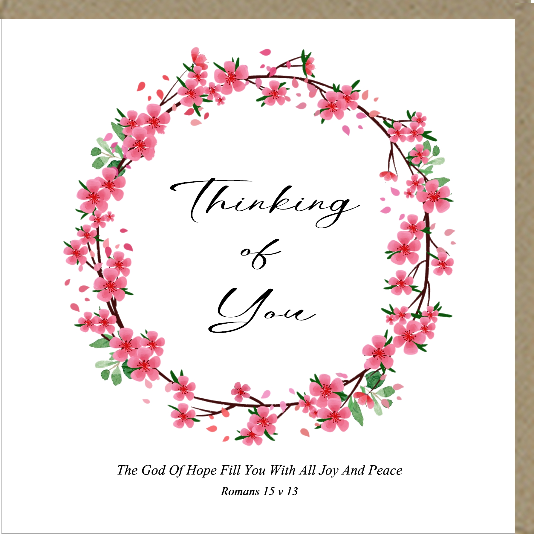 Thinking of You Greetings Card – Potters House Limited