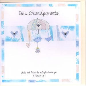 Potty Mouse New Grandparents Greetings Card