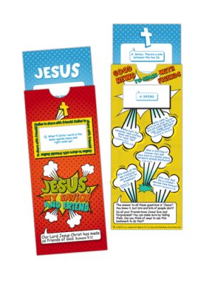 Jesus My Savior & Friend Surprise Bookmark