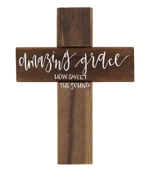 Amazing Grace Wall Cross