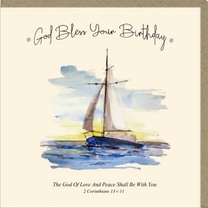 God Bless Your Birthday Greetings Card
