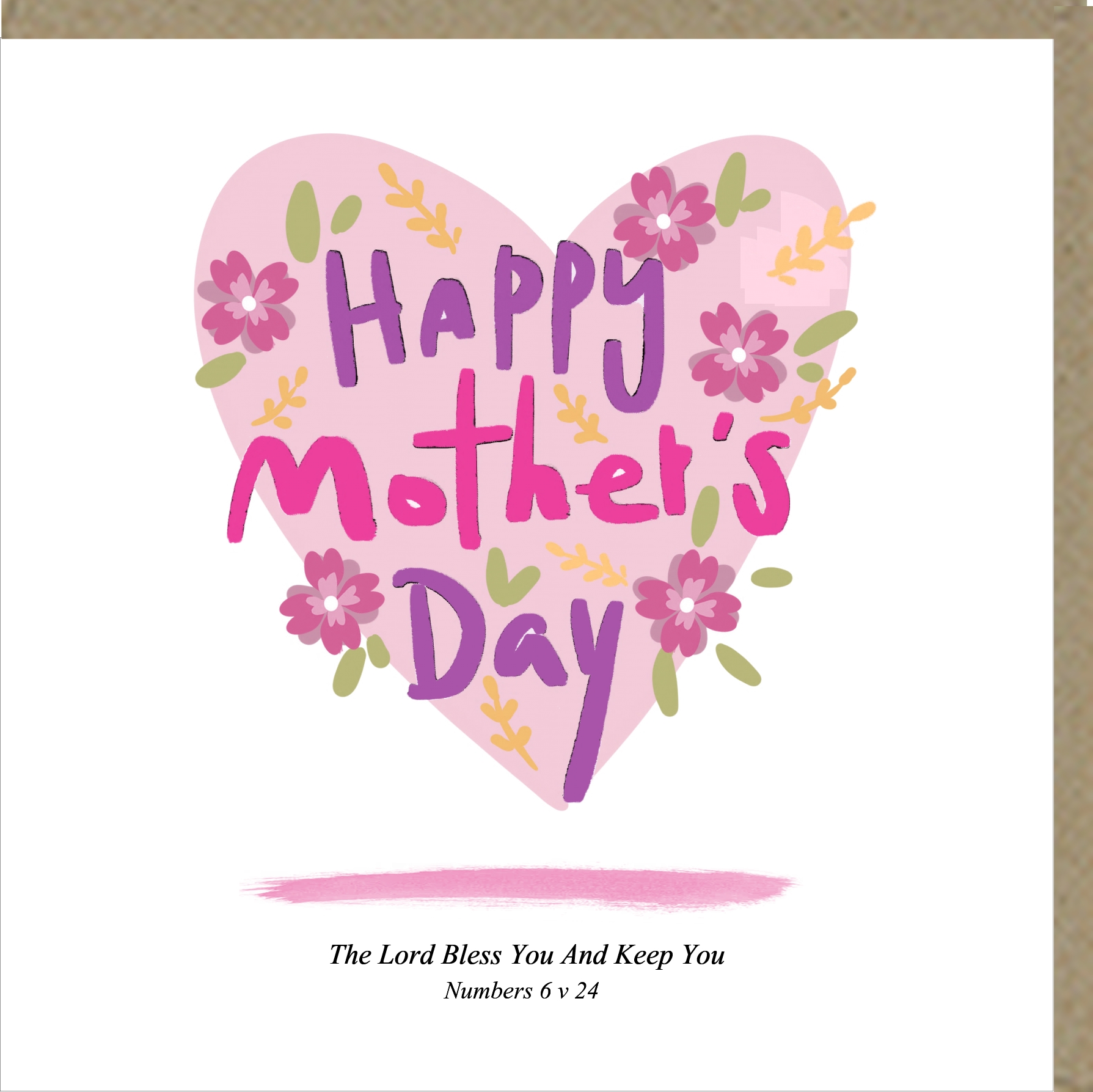 Happy Mother’s Day Greetings Card – Potters House Limited