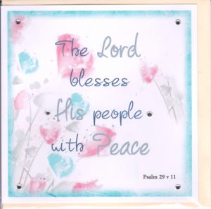 Potty Mouse The Lord Blesses His People Greetings Card