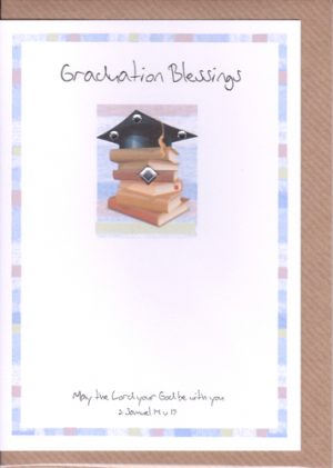Potty Mouse Graduation Blessings Greetings Card