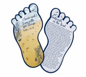 Footprints Bookmark Adult Bookmark