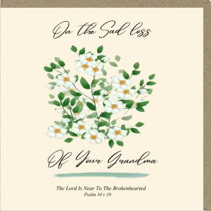 On The Sad Loss of Your Grandma Greetings Card
