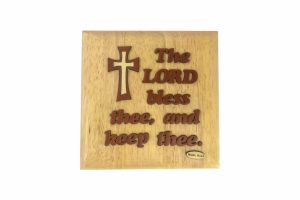 Square Plaque - The Lord Bless Thee