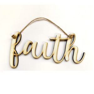 Faith' Laser-Cut Wall Decoration