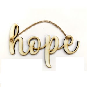Hope' Laser-Cut Wall Decoration