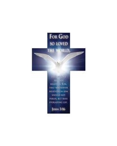 Cross Bookmark / For God so loved the world (Pack of 25)