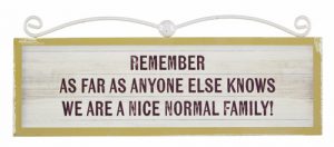 Signs of Times Plaque Normal Family