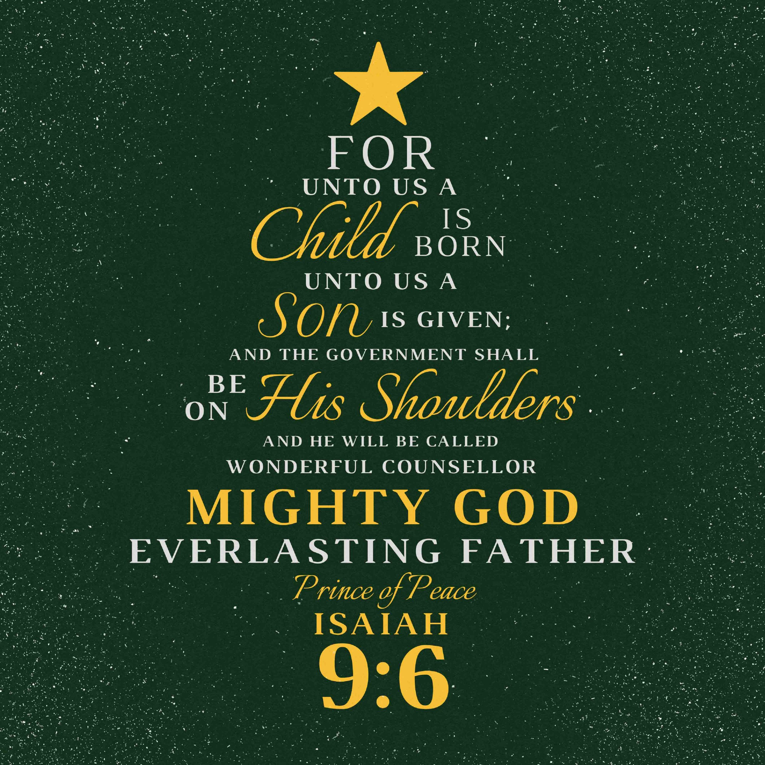 Mary Isaiah 9:6 – Pack of 10 – Potters House Limited