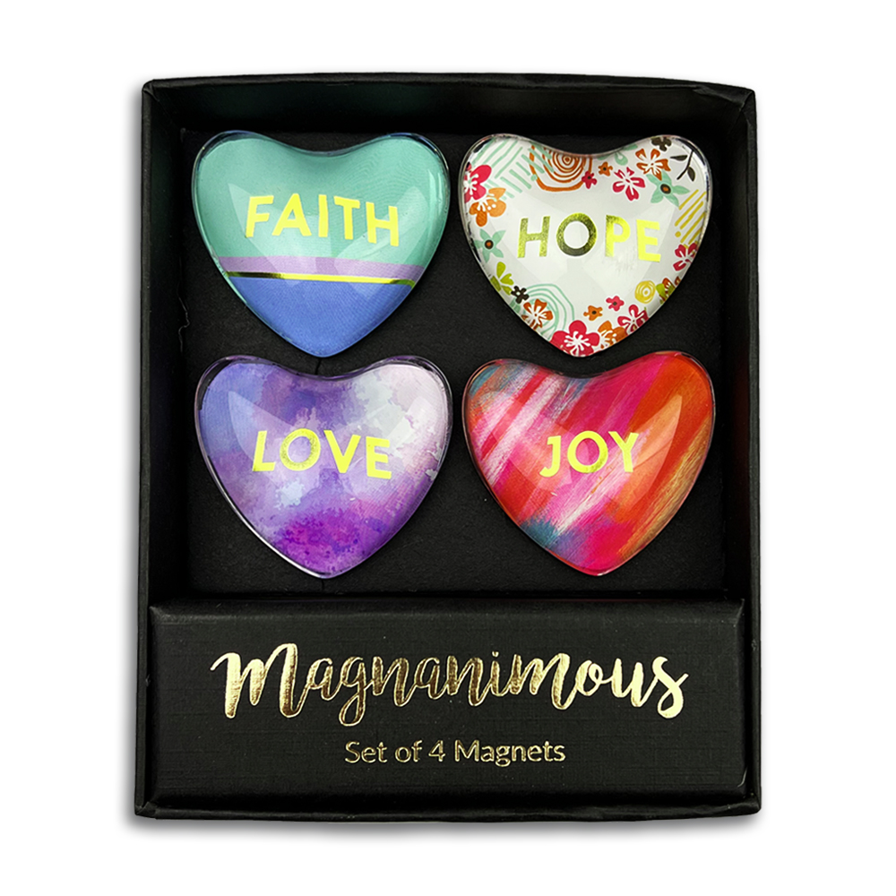 Faith, Hope, Love, Joy Set of 4 Potters House Limited