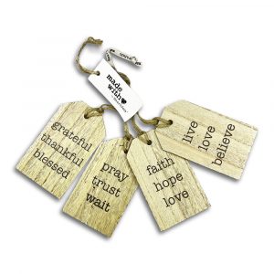 Wooden Tag Set