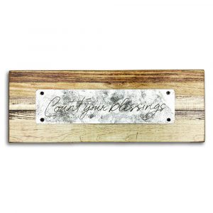 Count Your Blessings - Tabletop Plaque