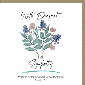 With Deepest Sympathy Greetings Card