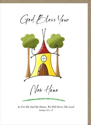 God Bless Your New Home Greetings Card