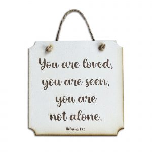 You Are Loved Small Square Plaque