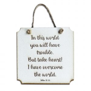 Take Heart Small Square Plaque
