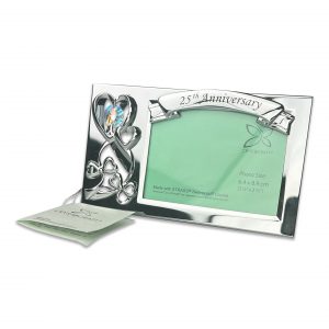 25th Anniversary Crystocraft Photo Frame