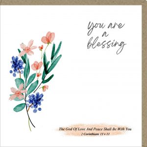 You Are A Blessing Greetings Card