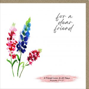 For A Dear Friend Greetings Card