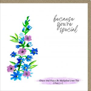 Because You're Special Greetings Card