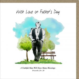 With Love On Father's Day Greetings Card