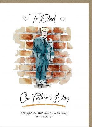 To Dad On Father's Day Greetings Card