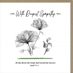 With Deepest Sympathy Greetings Cards