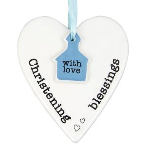 Keepsake Heart Christening Boy