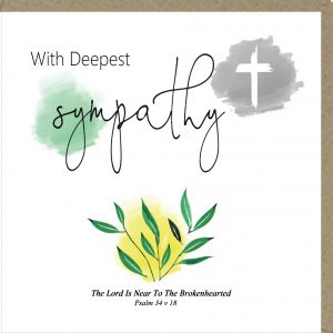 With Deepest Sympathy Greetings Card