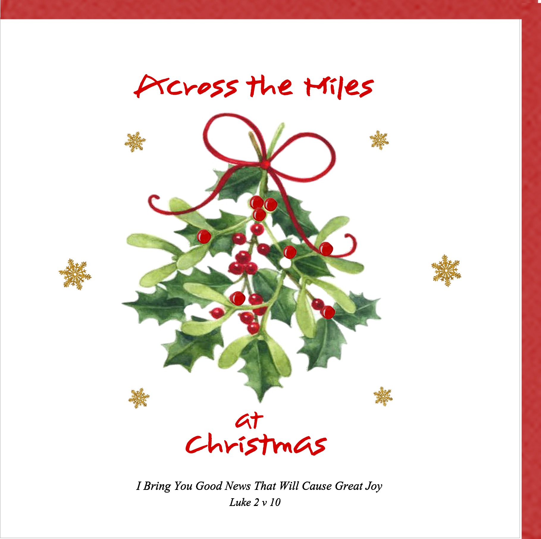 Across the miles christmas ornaments