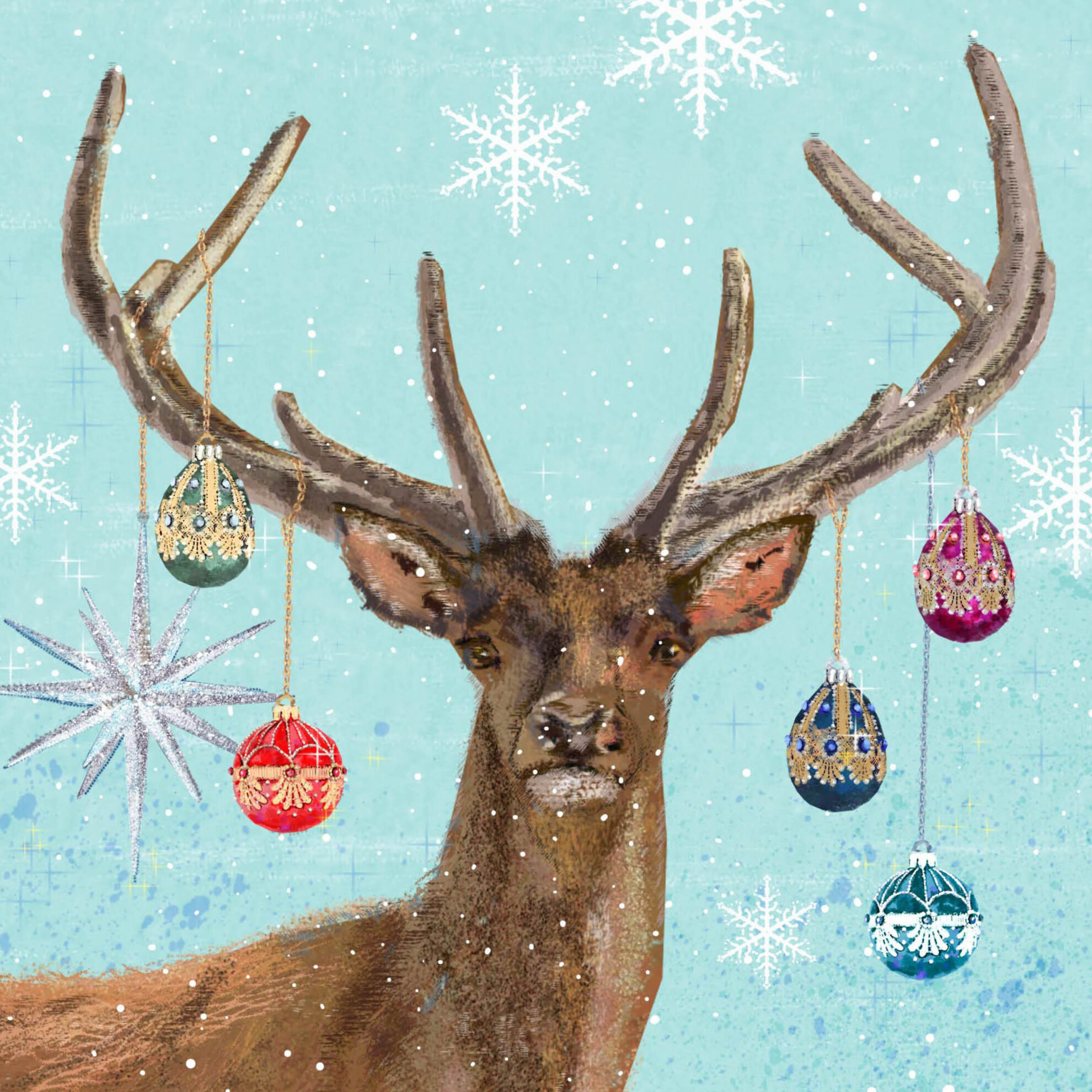 Food Bank Reindeer Baubles (Pack of 10) Potters House Limited