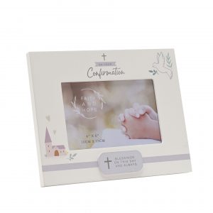 Faith & Hope Plaque Frame 6" x 4" - Confirmation