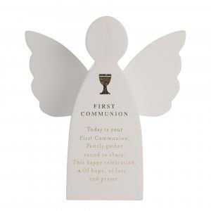 Faith & Hope Angel Plaque - Communion