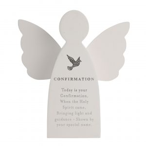 Faith & Hope Angel Plaque - Confirmation