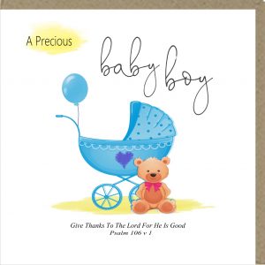 A Precious Baby Boy - Greetings Card