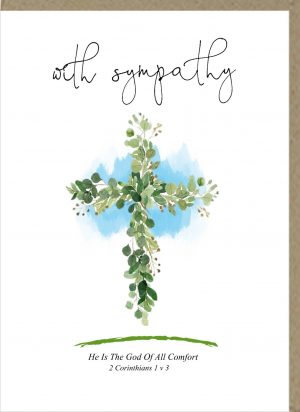 With Sympathy - Greetings Card