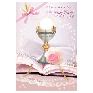 Girl Communion Greetings Card