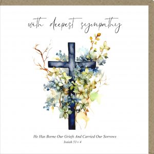 With Deepest Sympathy Greetings Card